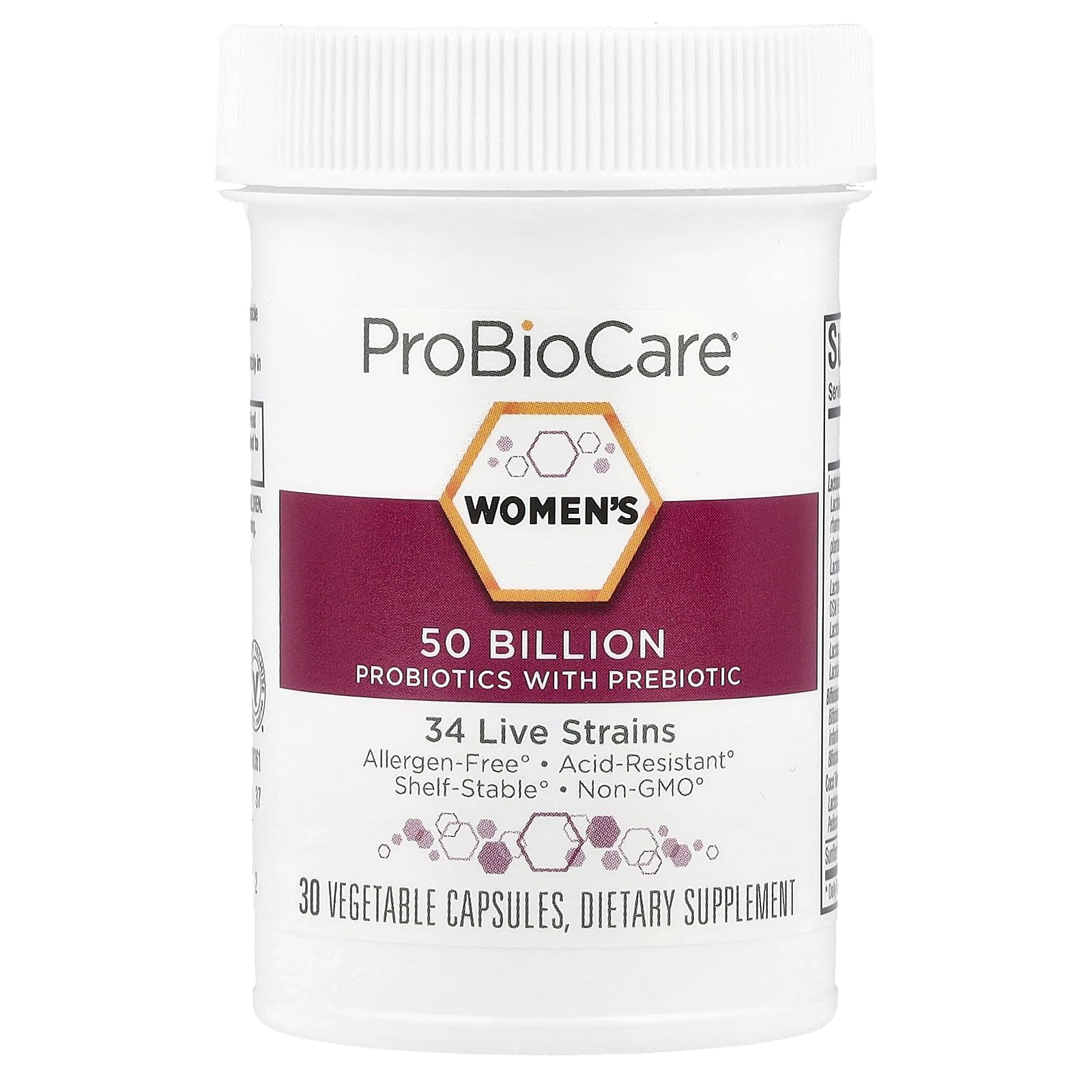 ProBioCare cápsula en mano ilustrando tamaño y facilidad de uso