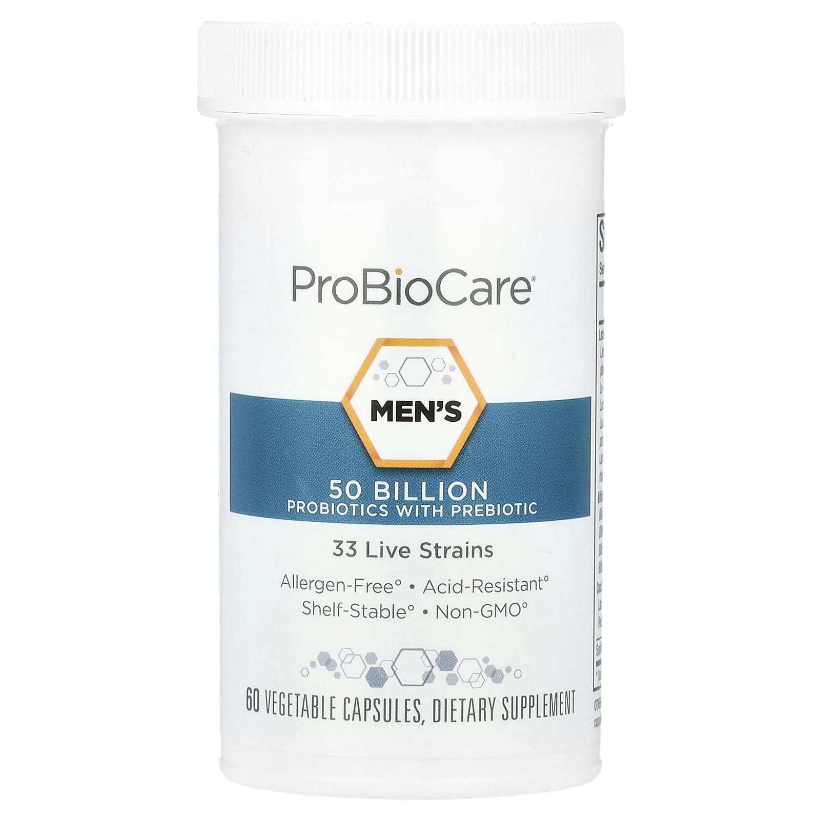 ProBioCare cápsulas en mano ilustrando uso diario y conveniencia