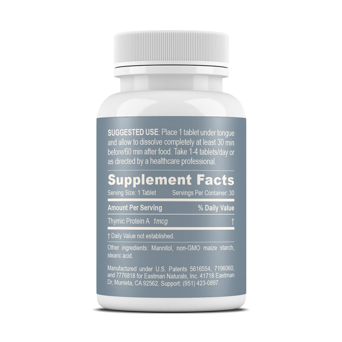 ProBoost tableta colocada bajo la lengua para absorción sublingual cómoda