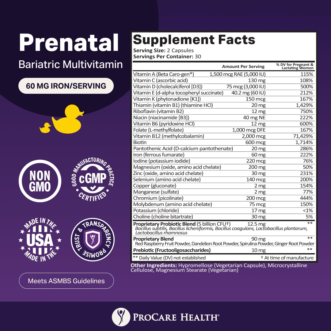 ProCare Health etiqueta con información nutricional, ayuda a elegir con seguridad