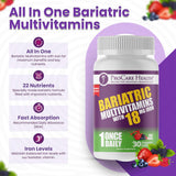 ProCare Health etiqueta nutricional detallada, transparencia de ingredientes