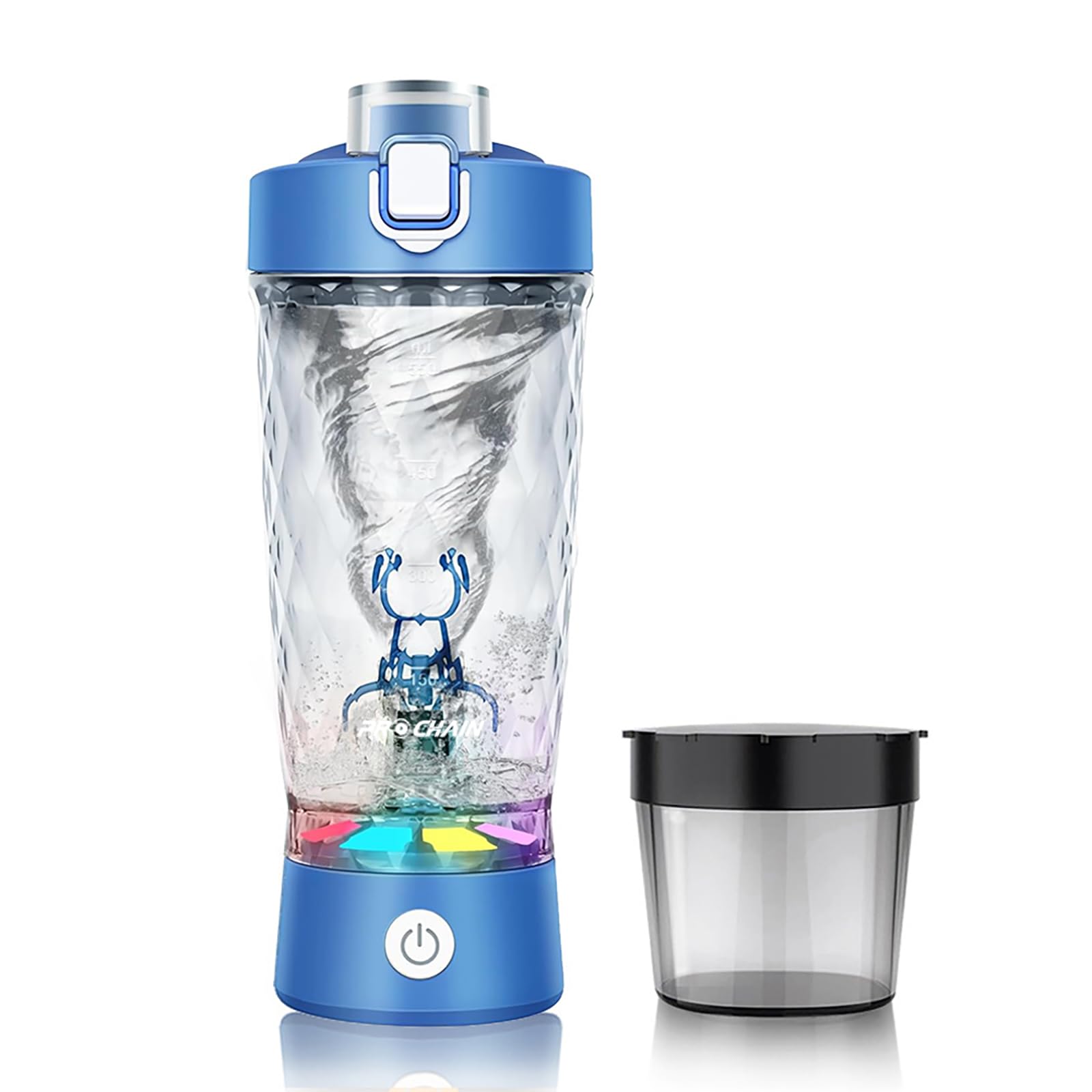 PROCHAIN botella frontal mostrando diseño y capacidad 22oz, ideal para transporte