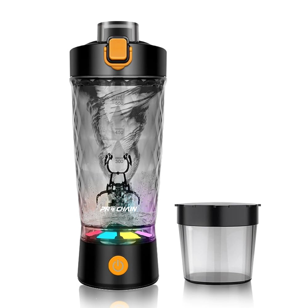PROCHAIN frente de la botella 22oz mostrando capacidad y diseño práctico