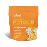 ProDough bolsa fronta Orange Cream mostrando diseño y beneficio gourmet