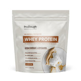 ProDough vista frontal del envase Coconut Cream, presentación atractiva y clara
