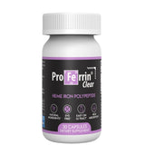Proferrin frasco frontal mostrando etiqueta clara y beneficios NSF