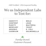 Professional Botanicals etiqueta nutricional legible para elección informada