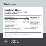 PROFESSIONAL COMPLEMENTARY HEALTH FORMULAS Alka Calm bebida efervescente en vaso lista para beber y rehidratar