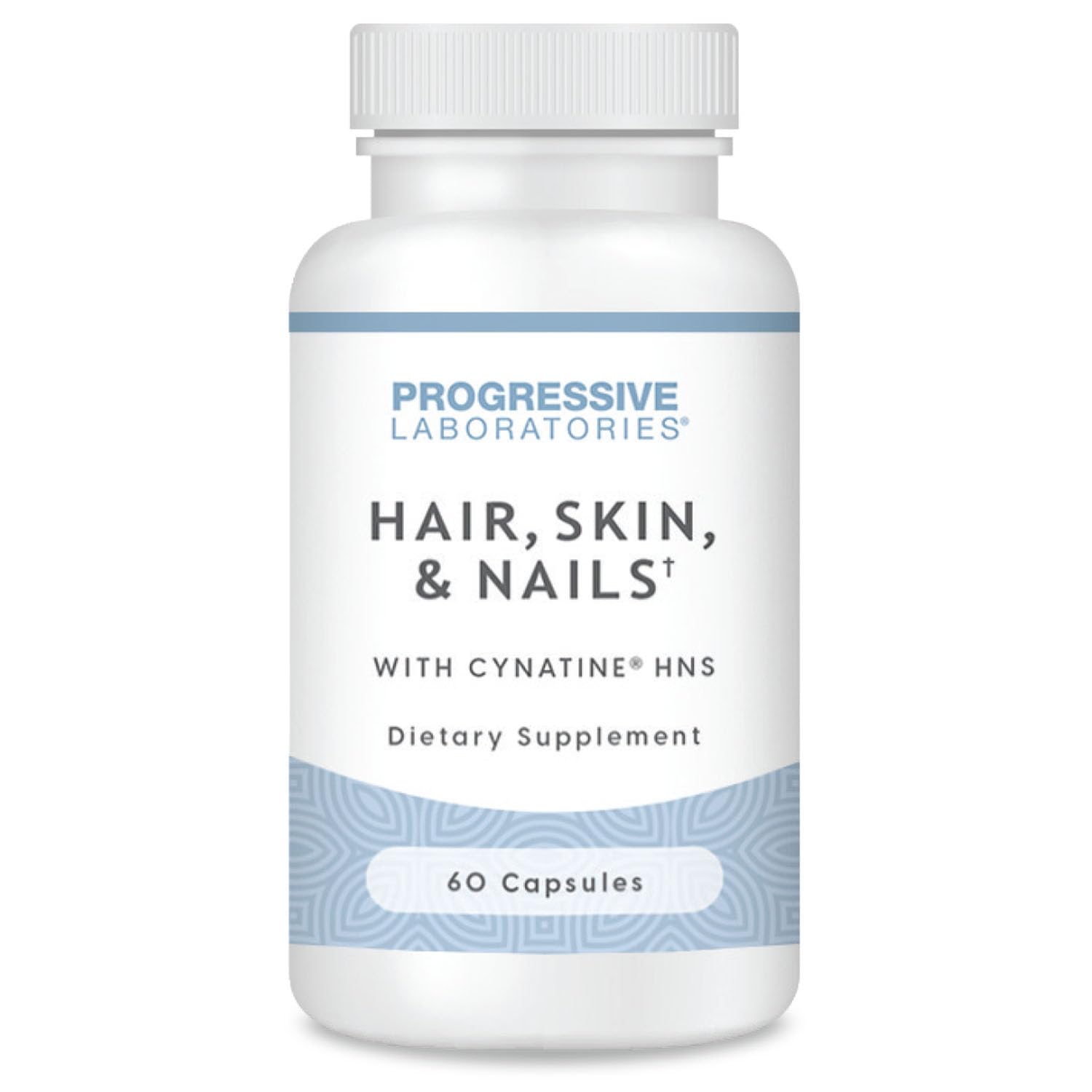 Progressive Laboratories frasco frontal mostrando etiqueta y beneficio visual