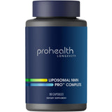 ProHealth frasco frontal con etiquetas claras y garantía de pureza