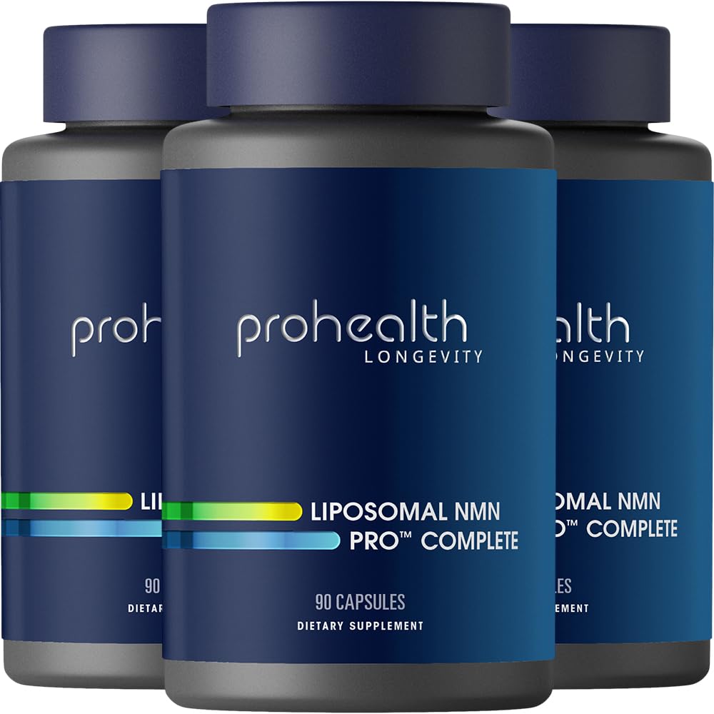 ProHealth envase frontal 90 cápsulas mostrando dosis y beneficios
