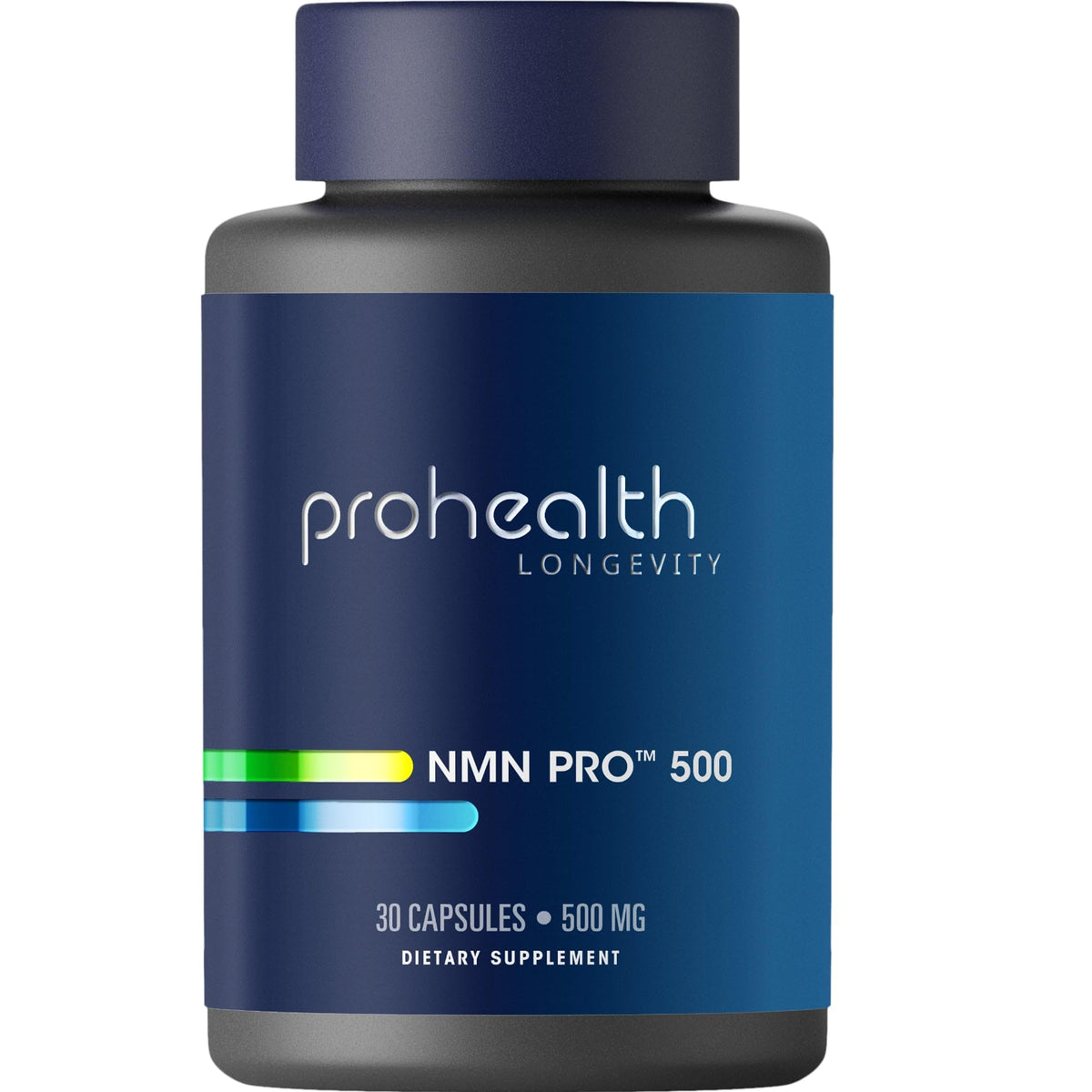 ProHealth frasco frontal mostrando etiqueta clara y beneficios