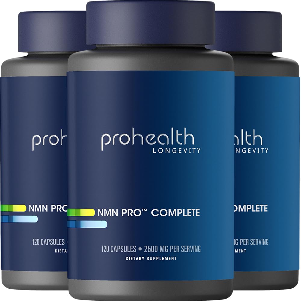 ProHealth frasco frontal mostrando nombre y beneficios clave