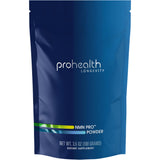 ProHealth envase frontal del polvo mostrando marca y formato, confianza de calidad