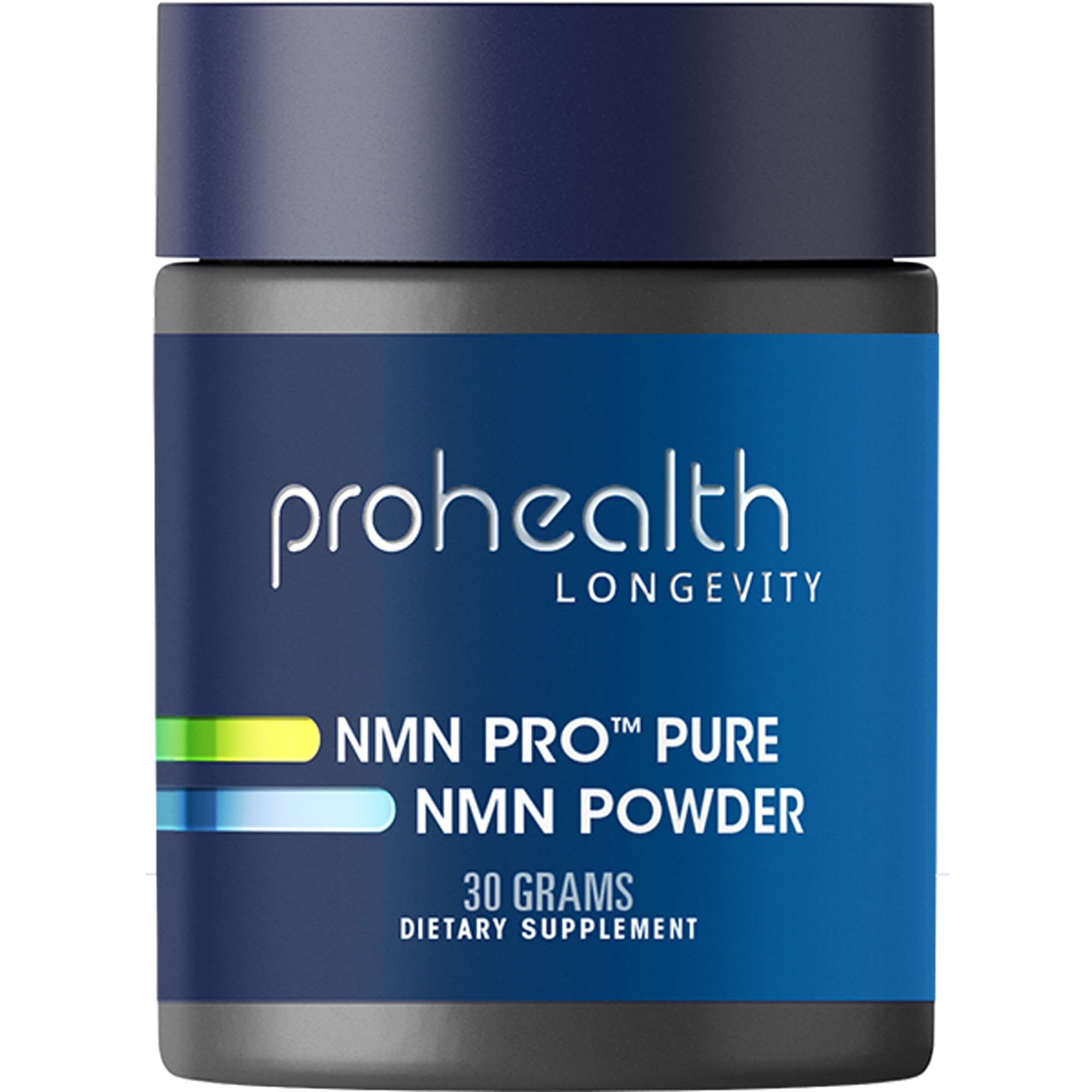 ProHealth NMN Pro Powder vista frontal del envase con información clara y pureza