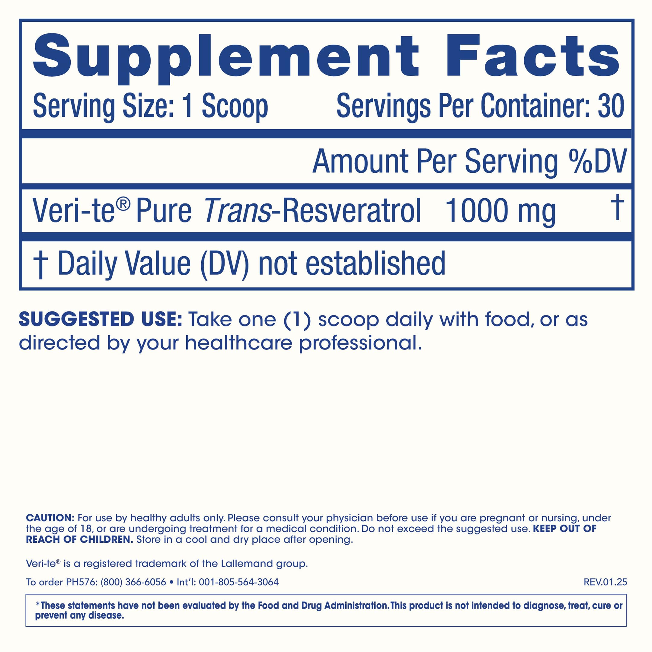 ProHealth etiqueta con ingredientes y dosis para uso seguro y claro