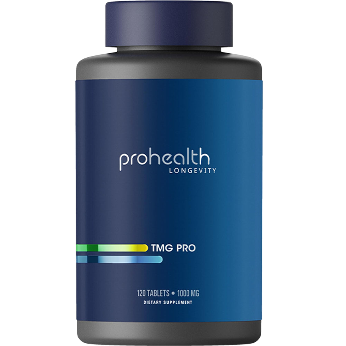ProHealth envase frontal TMG mostrando dosis y beneficios