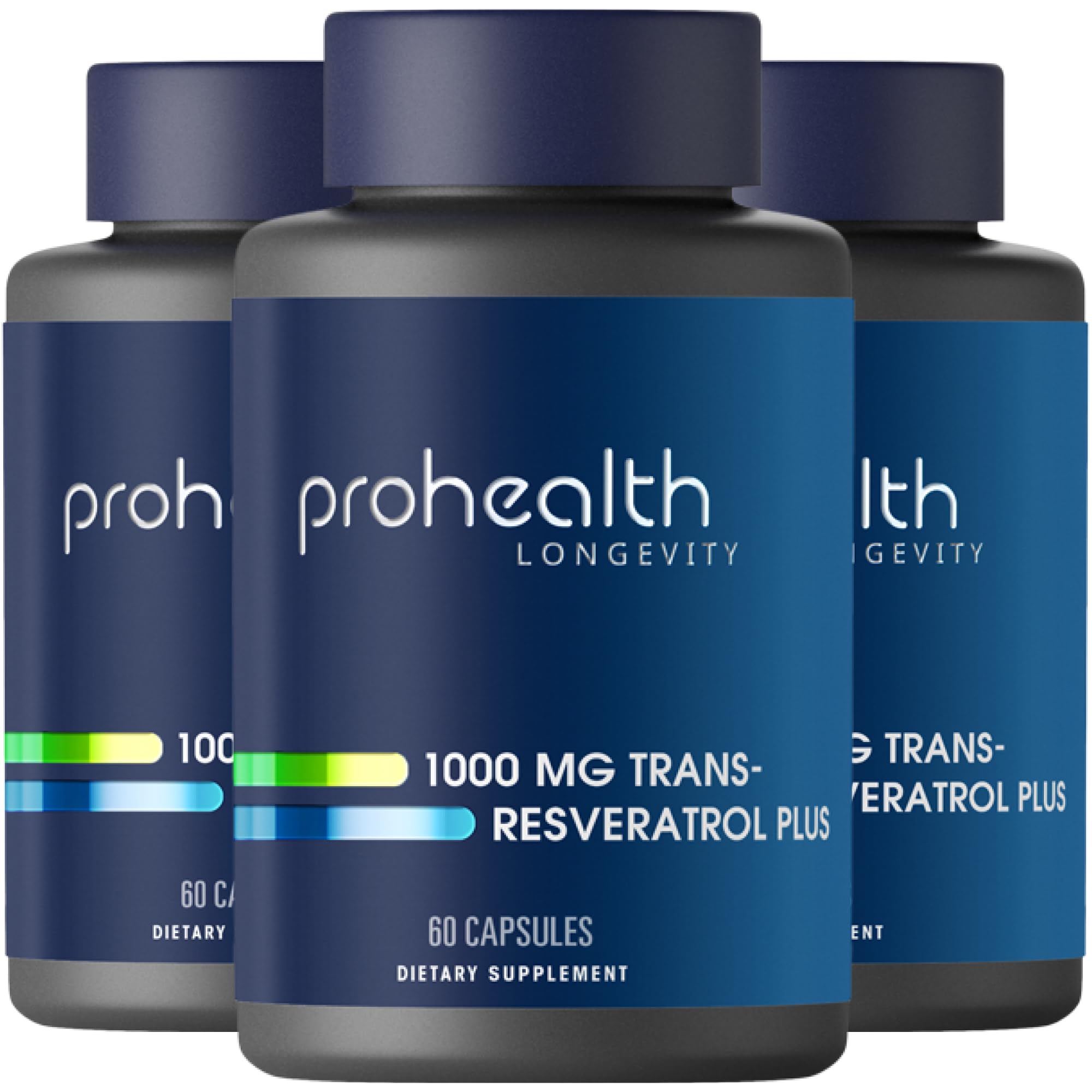 ProHealth envase frontal mostrando pureza y dosis, beneficio claridad informativa
