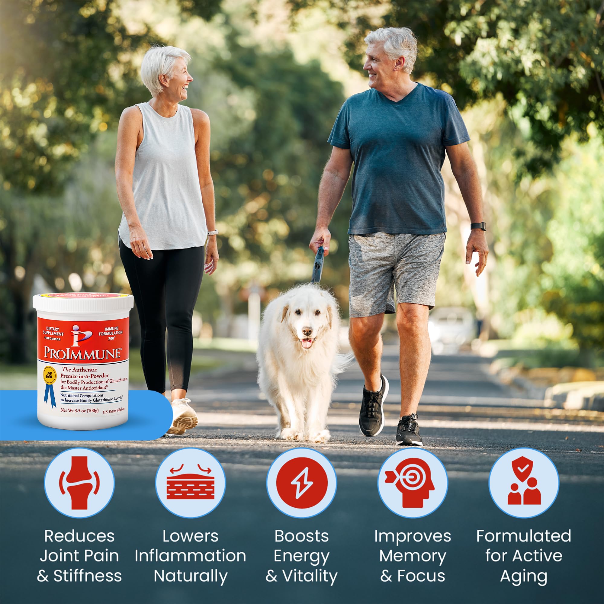 ProImmune polvo tomándose sublingual para absorción conveniente