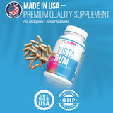 ProLab Organics etiqueta de InstaBum con lista de ingredientes clara