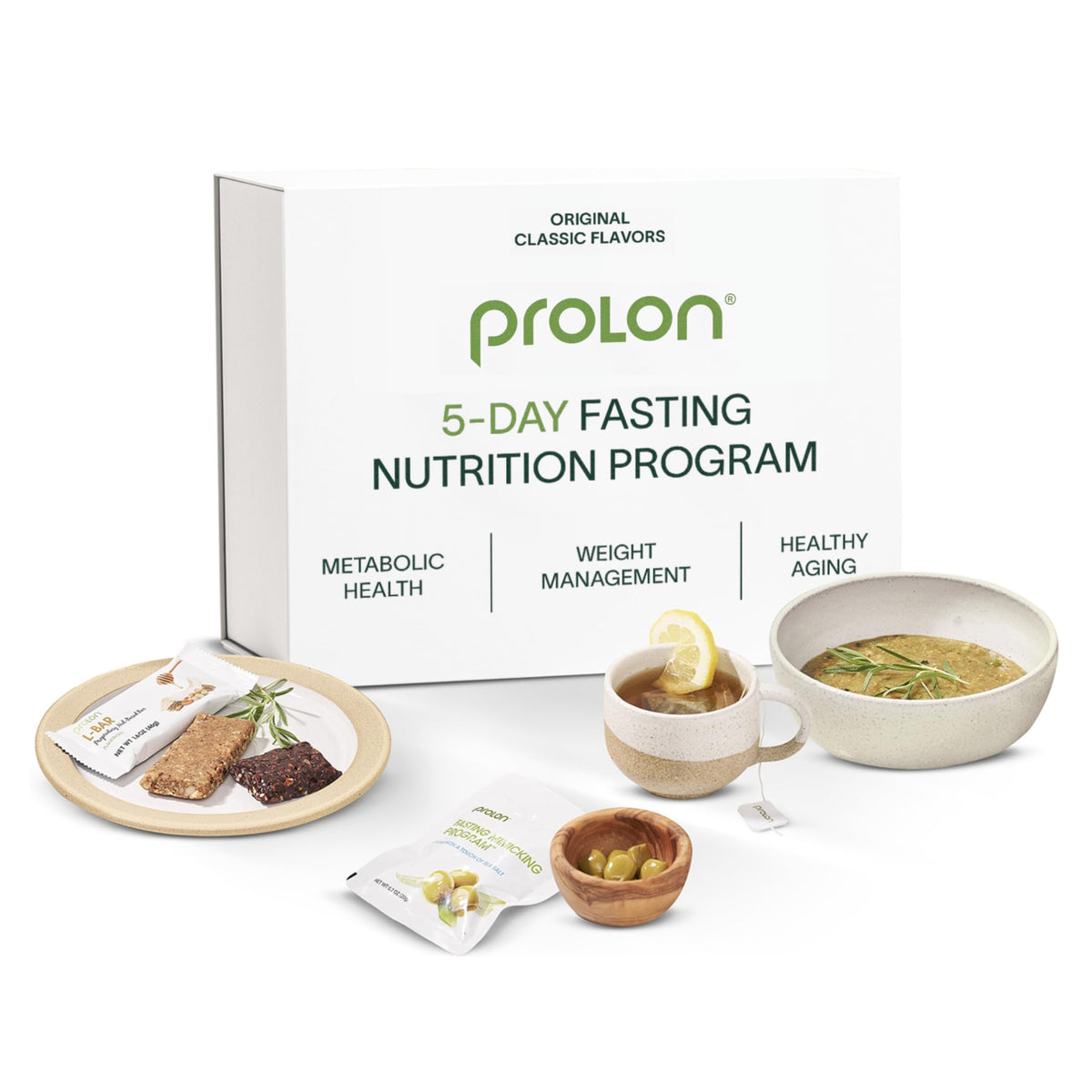 Prolon empaque frontal del kit 5 días mostrando cajas diarias y marca, comodidad inmediata