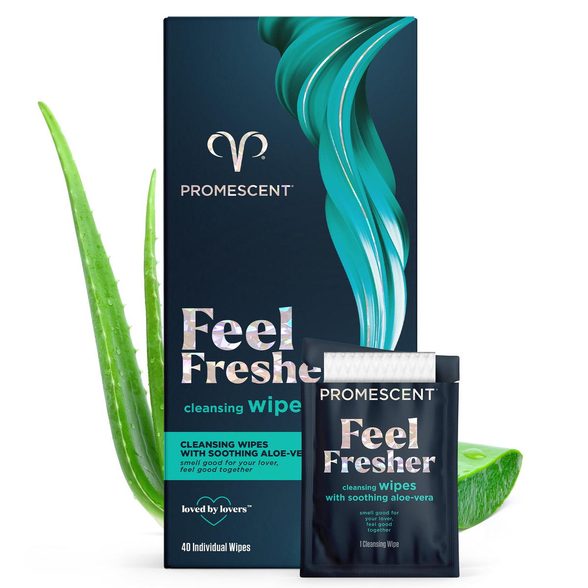 Promescent empaque frontal mostrando 40 unidades y frescura al instante