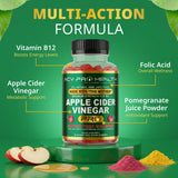 Promethean Wellness etiqueta nutricional, mostrando sin azúcares y vitaminas añadidas