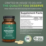 Prominent Nutrition 60 cápsulas vistas superiores y formato práctico