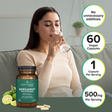 Prominent Nutrition cápsula junto a comida para mejor absorción