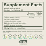 Prominent Nutrition etiqueta lateral con información de ingredientes y beneficios