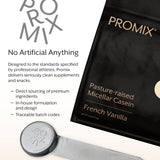 ProMix envase en mesa nocturna sugeriendo uso antes de dormir