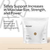 Detalle del polvo micronizado ProMix con textura fina y fácil disolución