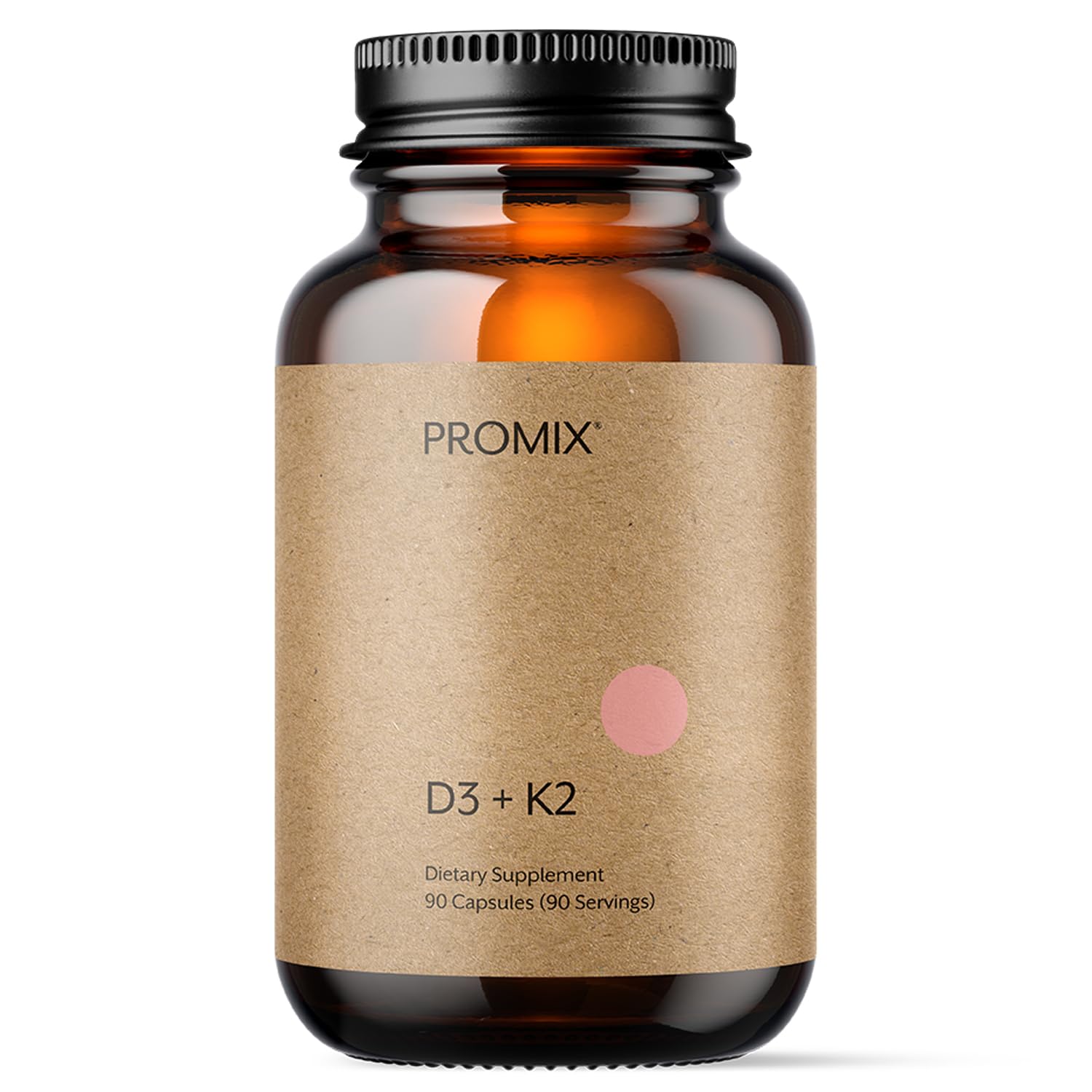 ProMix Nutrition frasco delantero mostrando etiqueta y beneficios claros