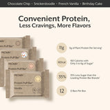 ProMix Nutrition primer plano de textura crujiente y marshmallow, sensación ligera
