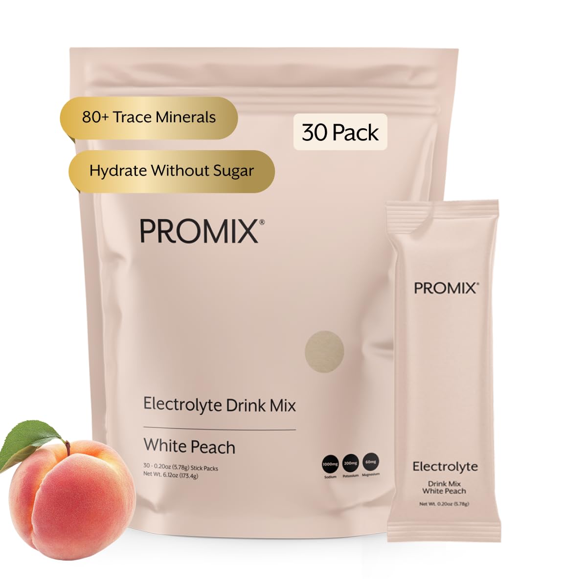 ProMix Nutrition frente del empaque mostrando 30 sobres y beneficio de dosificación fácil