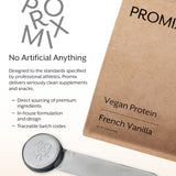 ProMix Nutrition estilo de vida saludable con botella y entrenamiento
