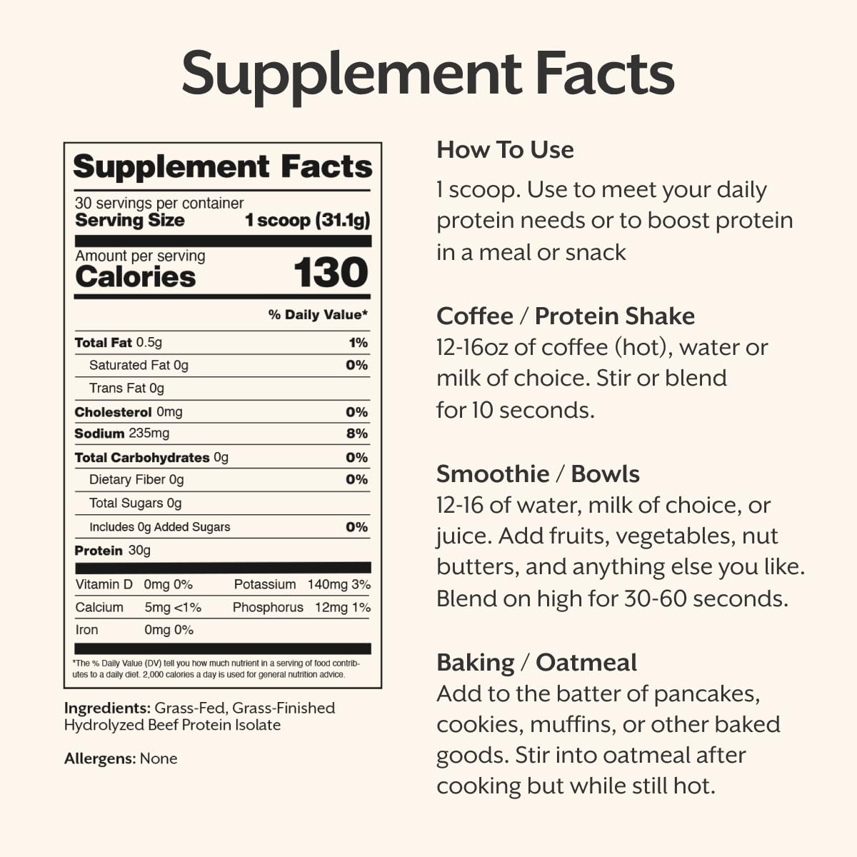ProMix Nutrition etiqueta nutricional que muestra ingredientes limpios y trazabilidad