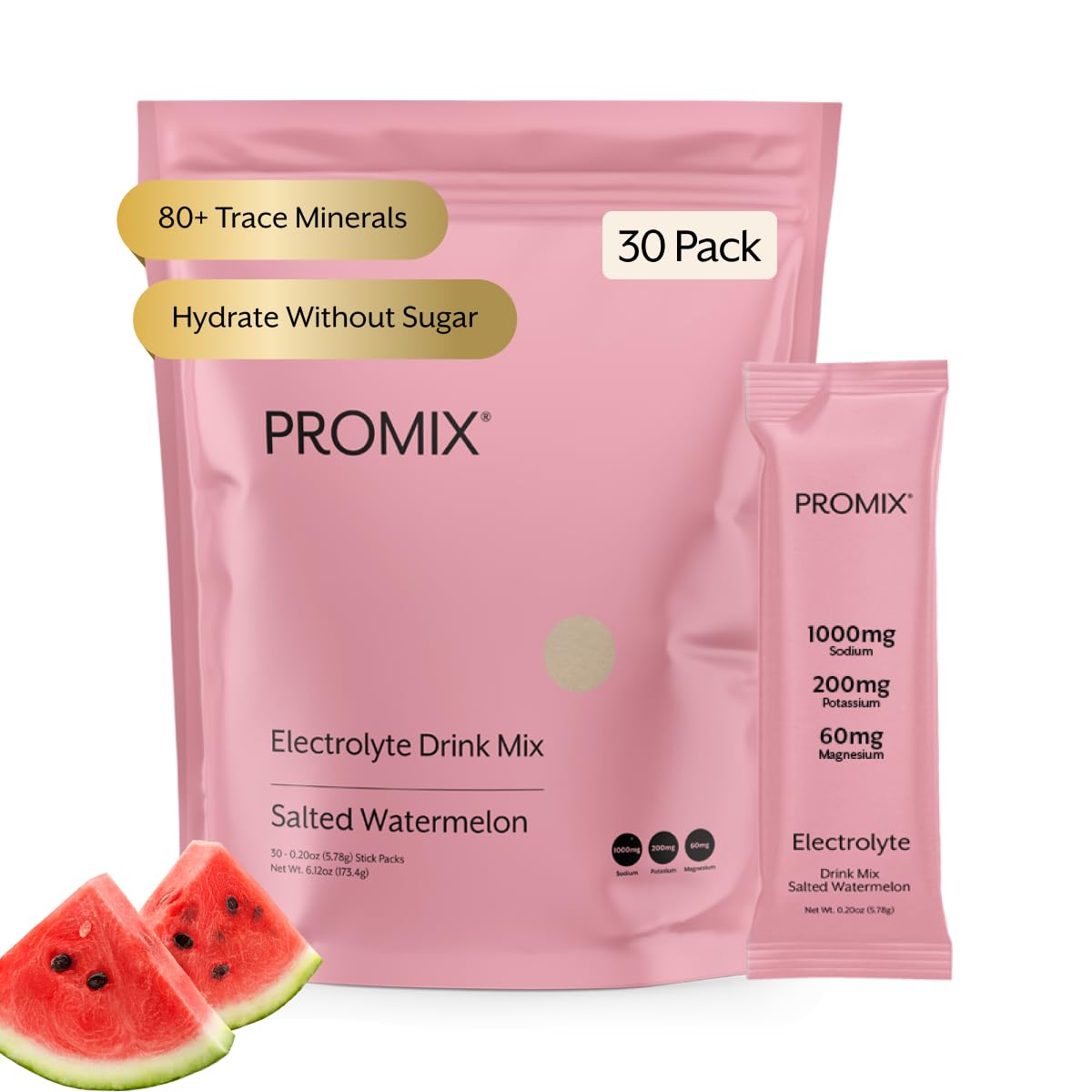 ProMix Nutrition frente del envase mostrando 30 porciones y beneficio de conveniencia