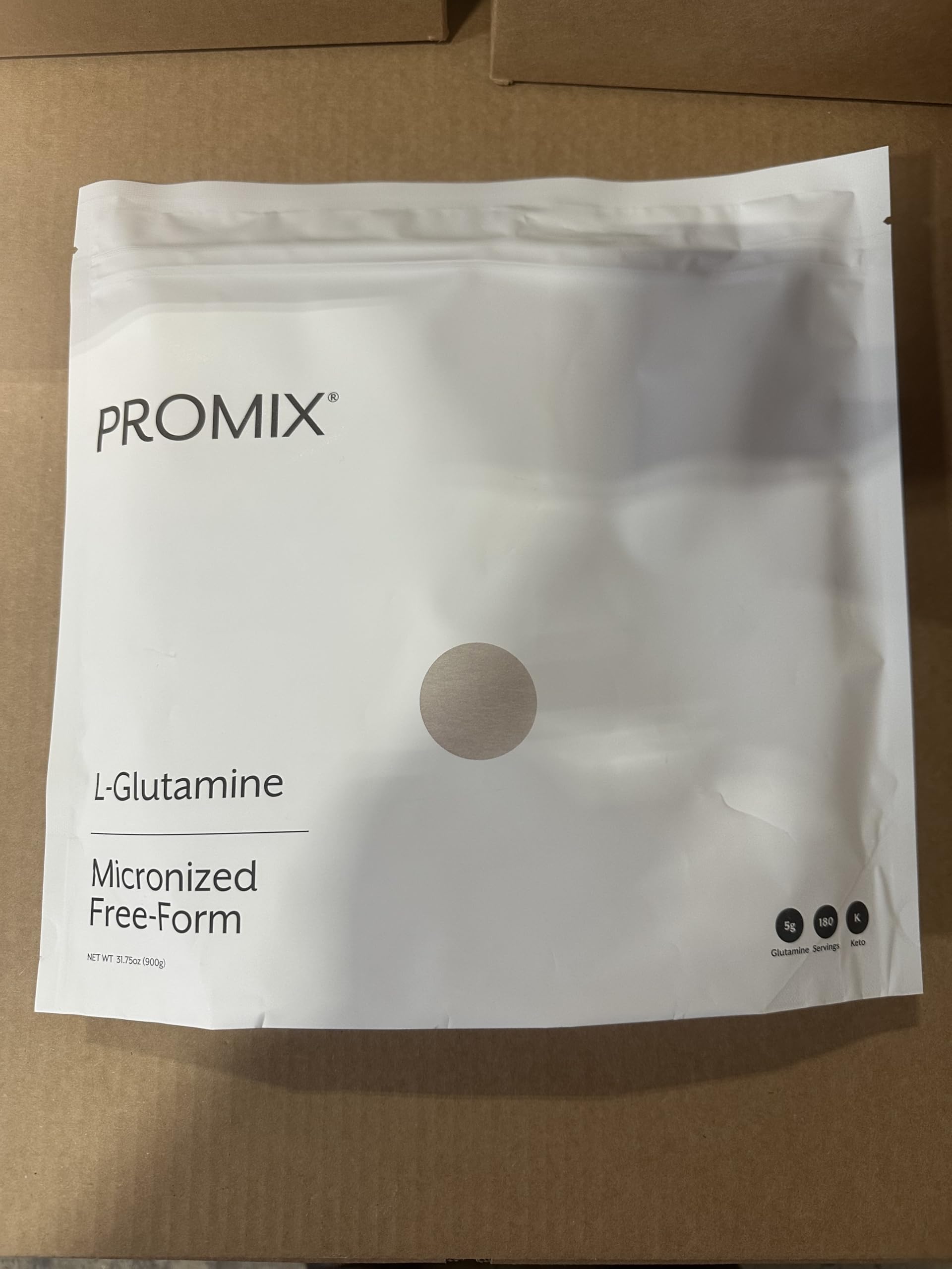 Comparación de tamaño del envase ProMix Nutrition para entender cantidad
