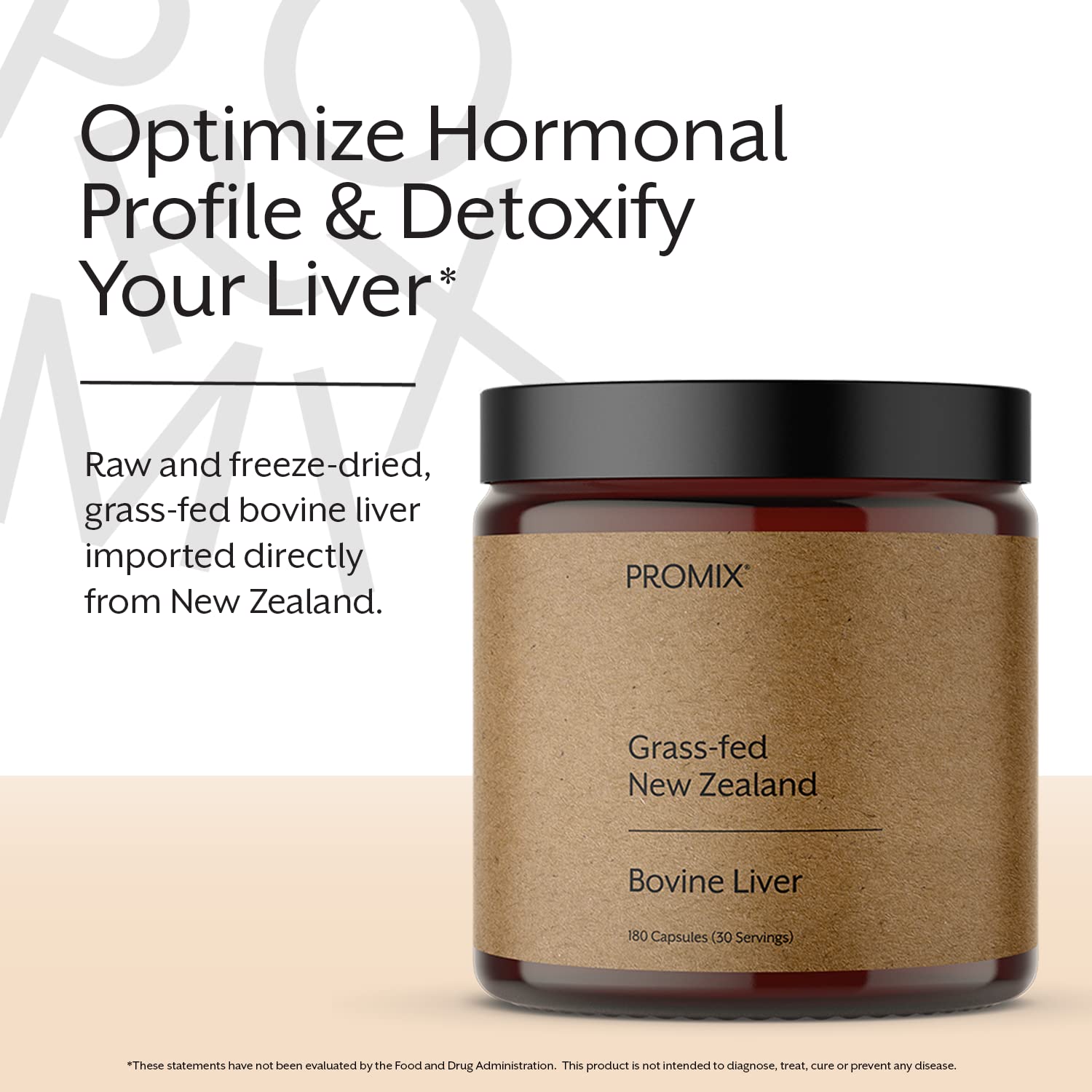 ProMix Nutrition textura del polvo de hígado liofilizado para máxima biodisponibilidad