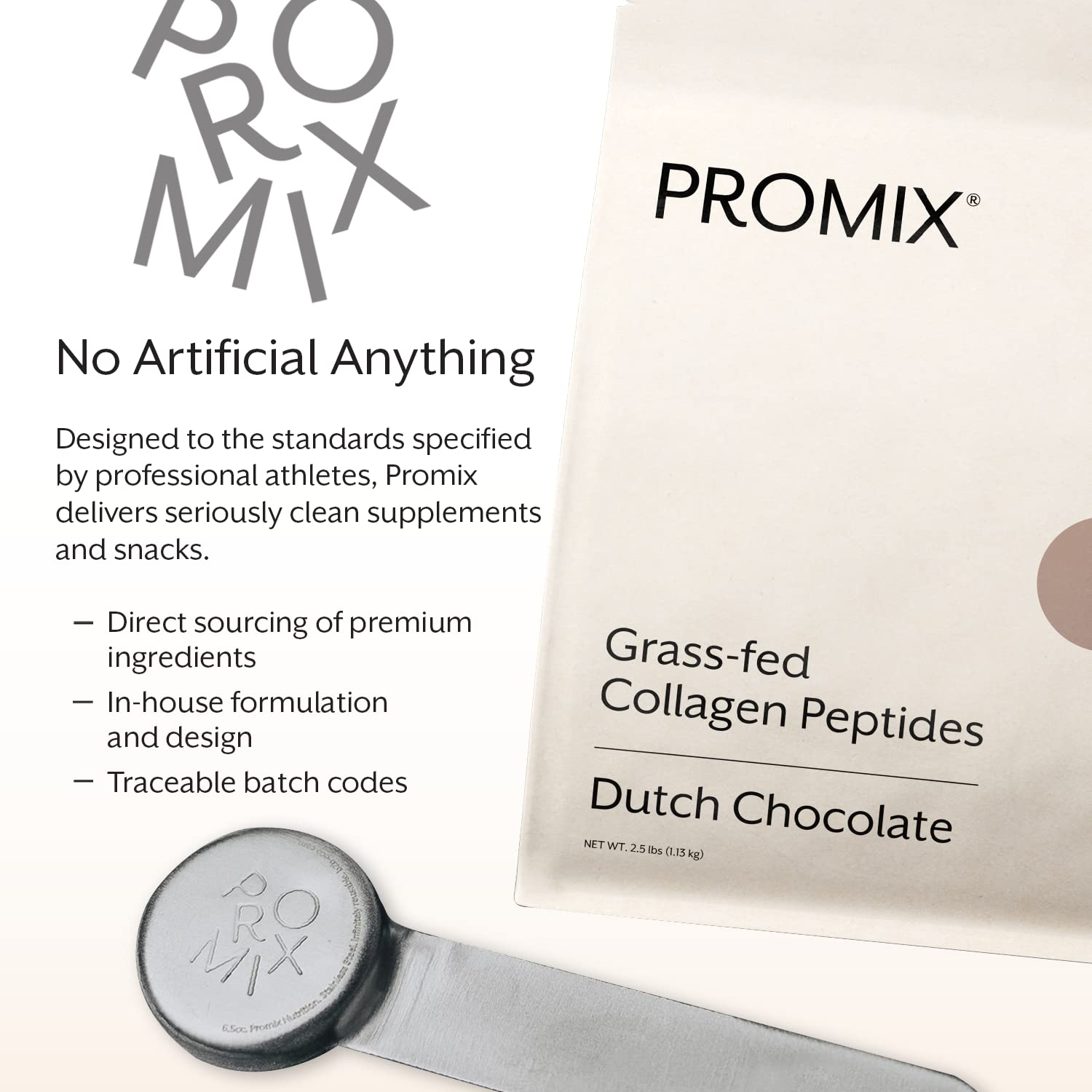 ProMix Nutrition ingredientes cacao y azúcar de coco naturales para sabor y antioxidantes