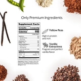 ProMix Nutrition guisantes amarillos y cacao crudo como ingredientes naturales