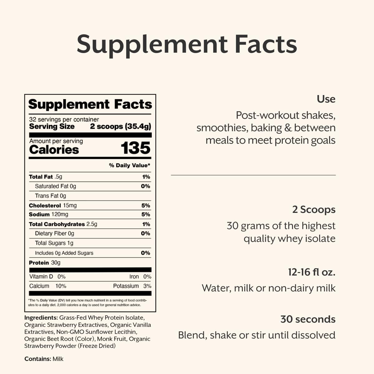 ProMix Nutrition ingredientes naturales mostrando fresa orgánica y calidad