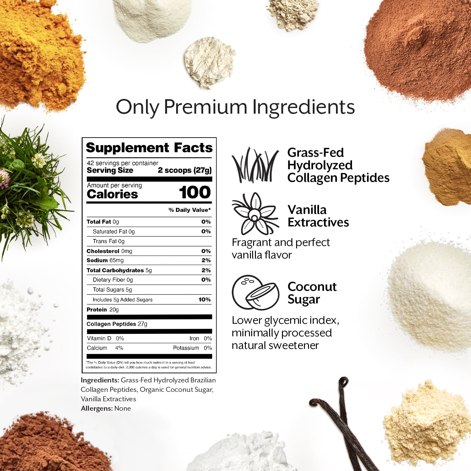 ProMix Nutrition cuchara con polvo para medir porciones precisas