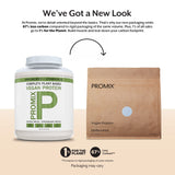 Polvo de ProMix Nutrition textura fina ideal para mezclar fácilmente
