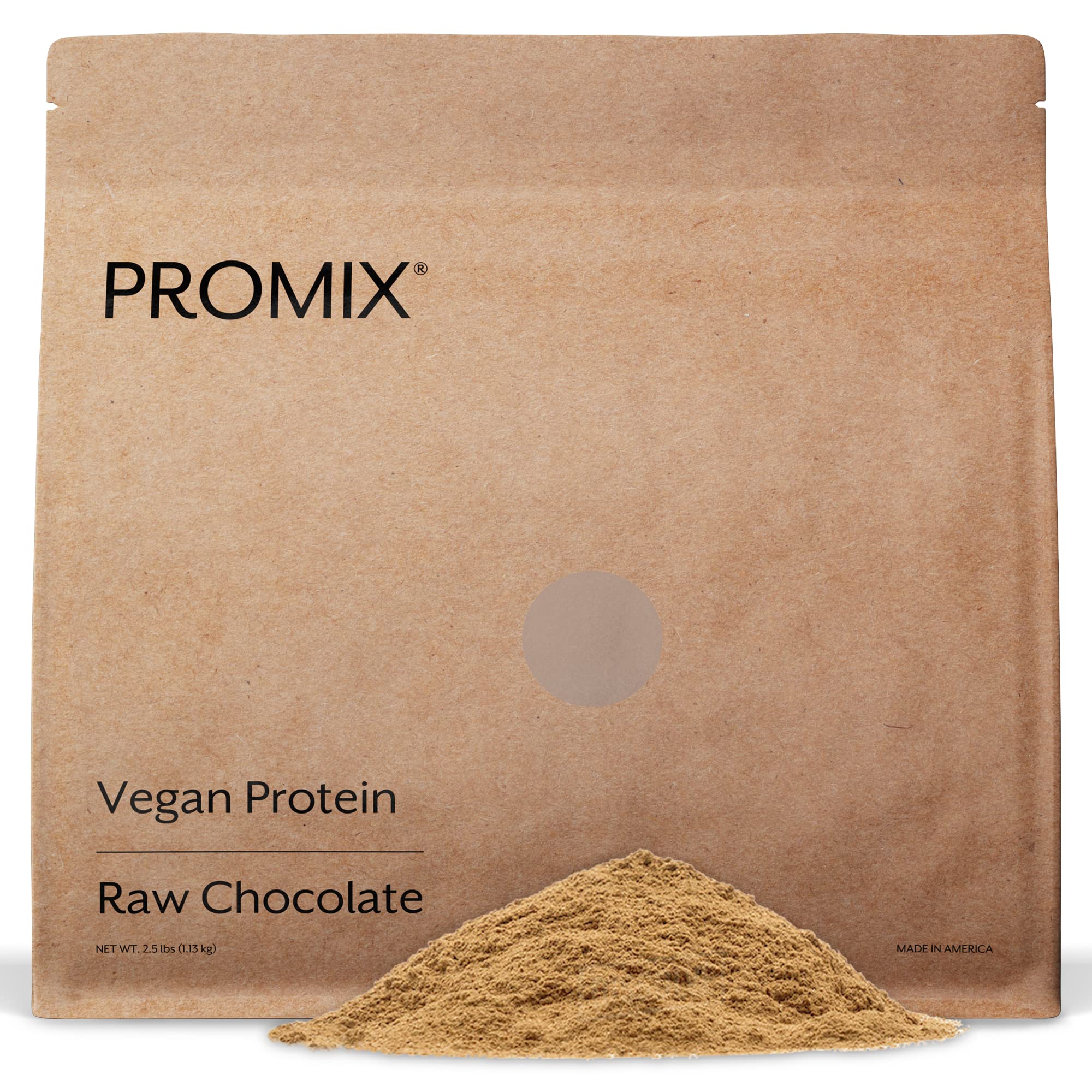 ProMix Nutrition envase frontal Raw Chocolate mostrando marca y beneficio proteico