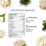 Etiqueta nutricional de ProMix Nutrition detalle de proteínas y BCAA