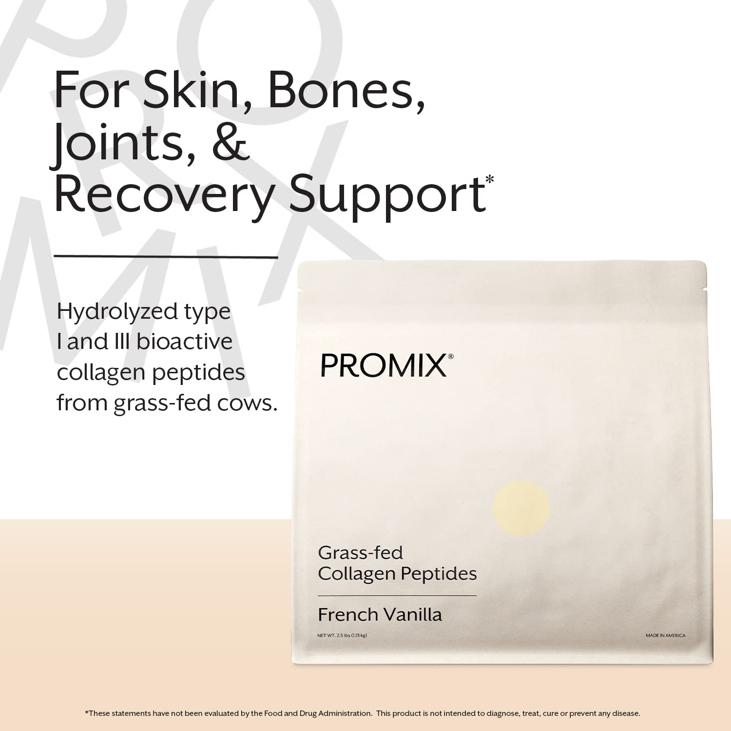 ProMix Nutrition polvo mezclado en vaso listo para beber y recuperar