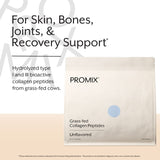 ProMix Nutrition polvo en cuchara con textura fina, fácil de mezclar