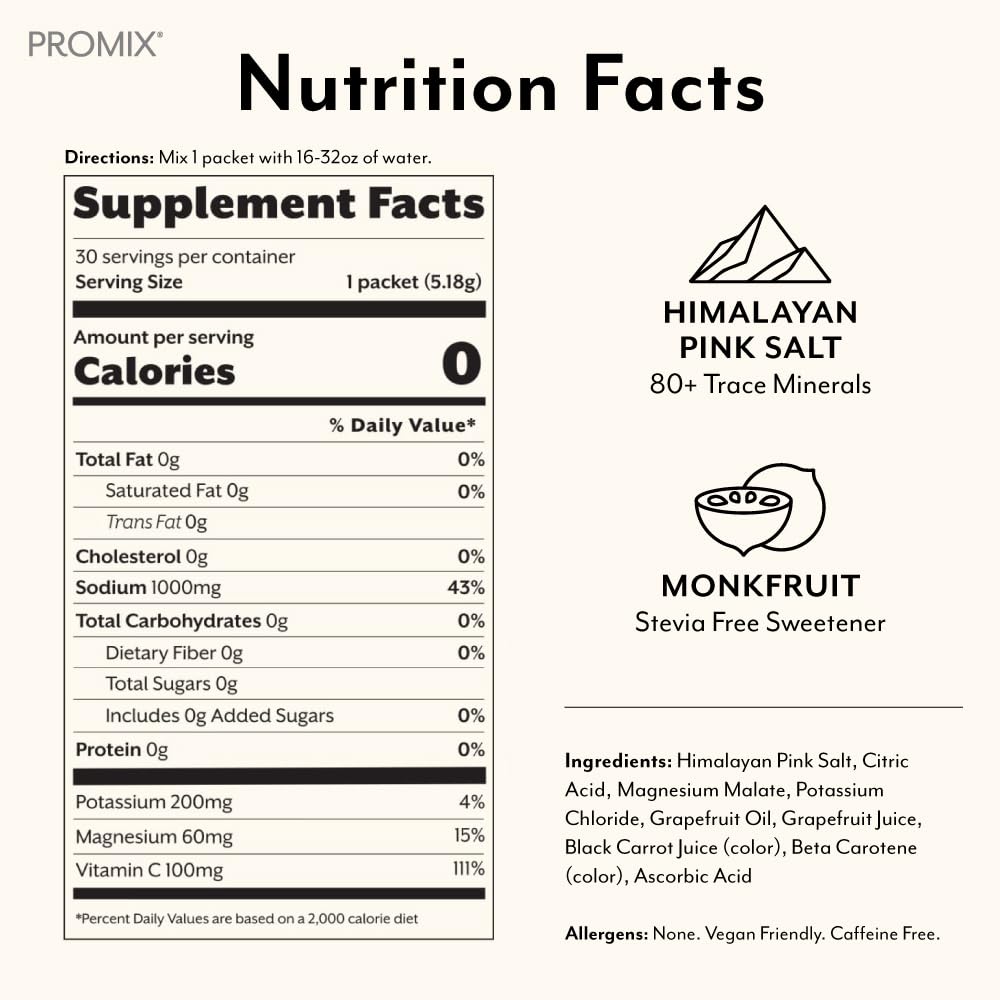 ProMix Nutrition detalle del polvo mostrando textura fina y disolución rápida